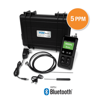Aquasol POM-5B monitor kyslíka pri zváraní 0,0005 % (5 PPM), oxymeter, s Bluetooth 
