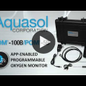 Aquasol POM-5B monitor kyslíka pri zváraní 0,0005 % (5 PPM), oxymeter, s Bluetooth 